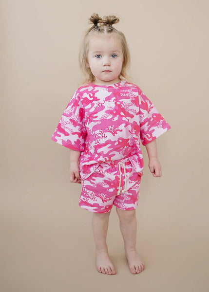 Top & Shorts Set | Camo Leopard - PREORDER