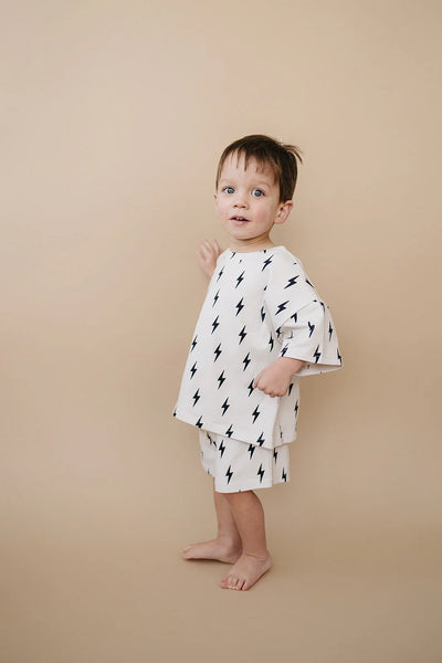 Top & Shorts Set | Little Bolt - PREORDER