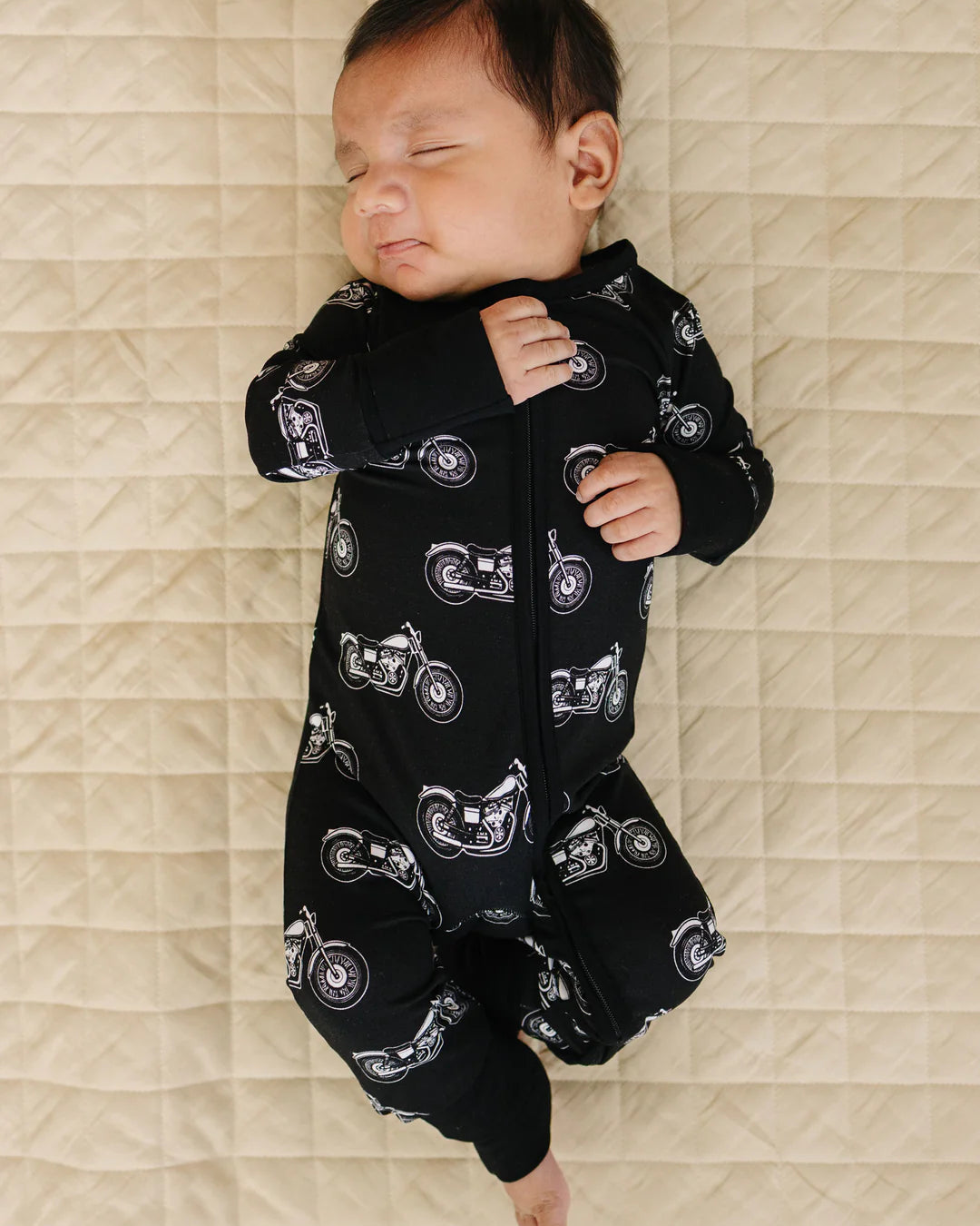 Bamboo Zip Romper | Born to Ride - PREORDER