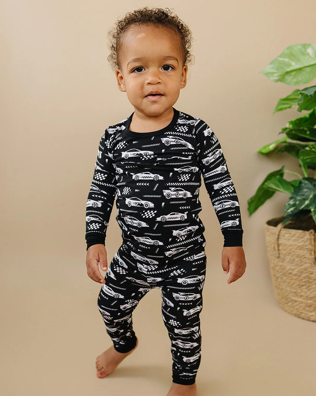 Bamboo Top & Pants Set | Race Cars - PREORDER