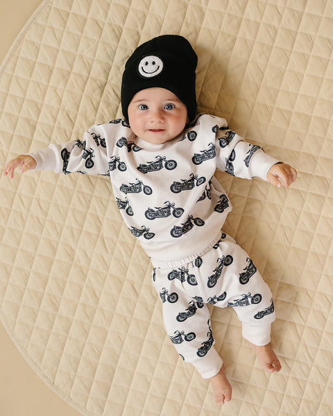 Top & Pants Set | Born to Ride White - PREORDER