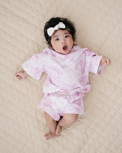 Top & Shorts Set | Pink Camo - PREORDER