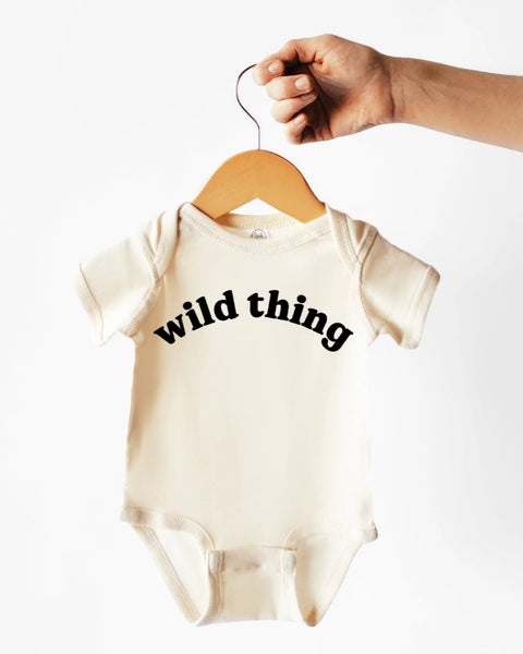 Cotton Bodysuit or Tee | Wild Thing - PREORDER