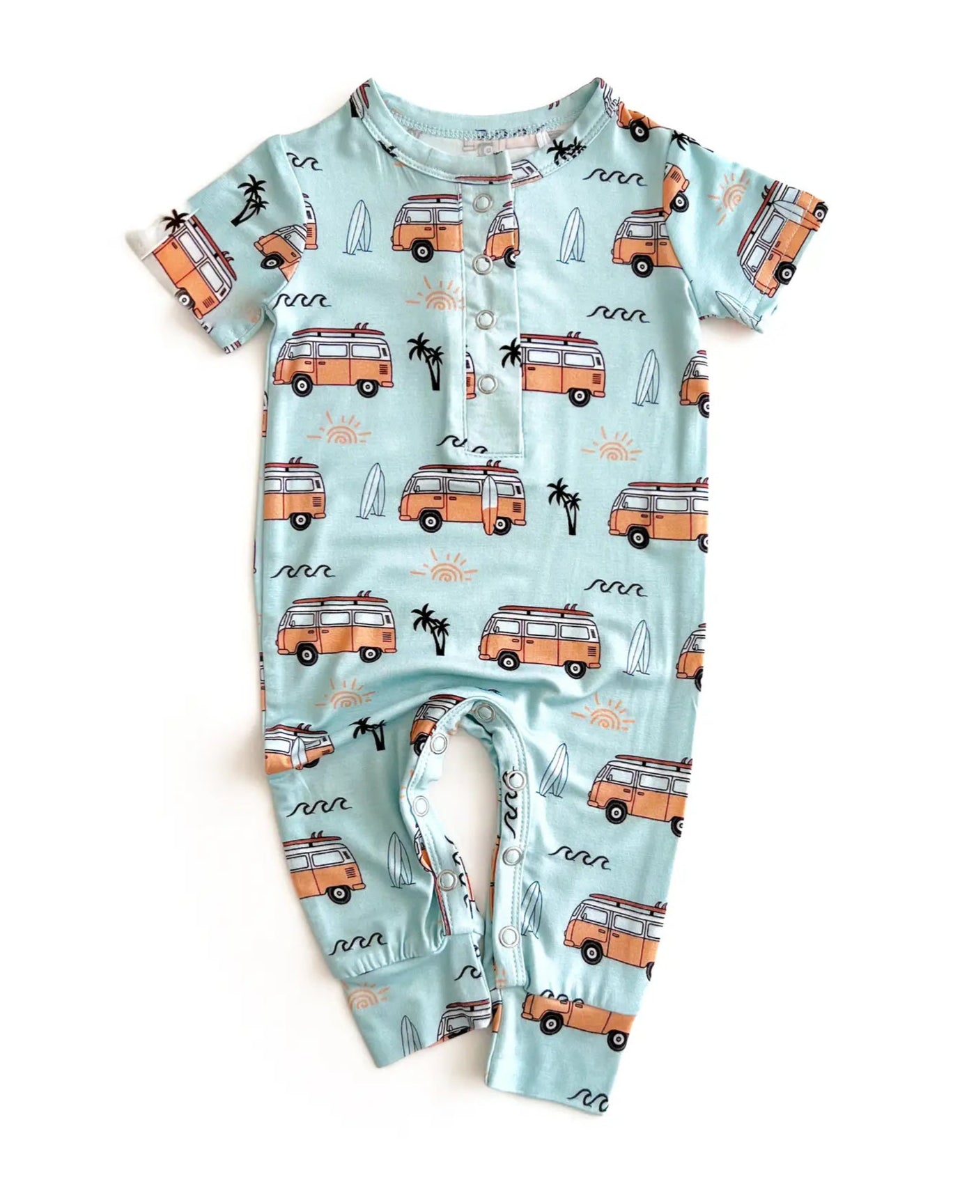 Bamboo Pants Jumpsuit | Retro Beach - PREORDER