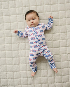 Bamboo Zip Romper | USA - PREORDER