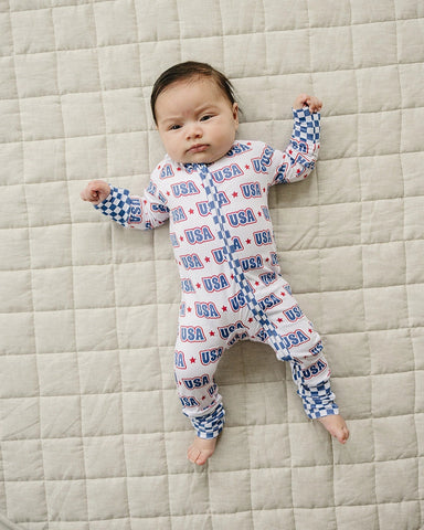 Bamboo Zip Romper | USA - PREORDER