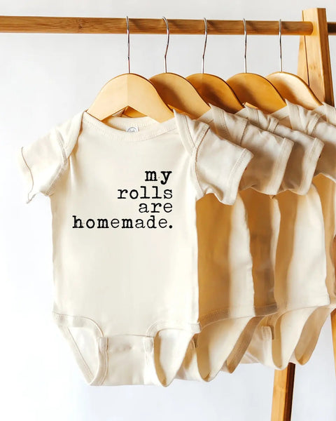Cotton Bodysuit or Tee | My Rolls are Homemade - PREORDER