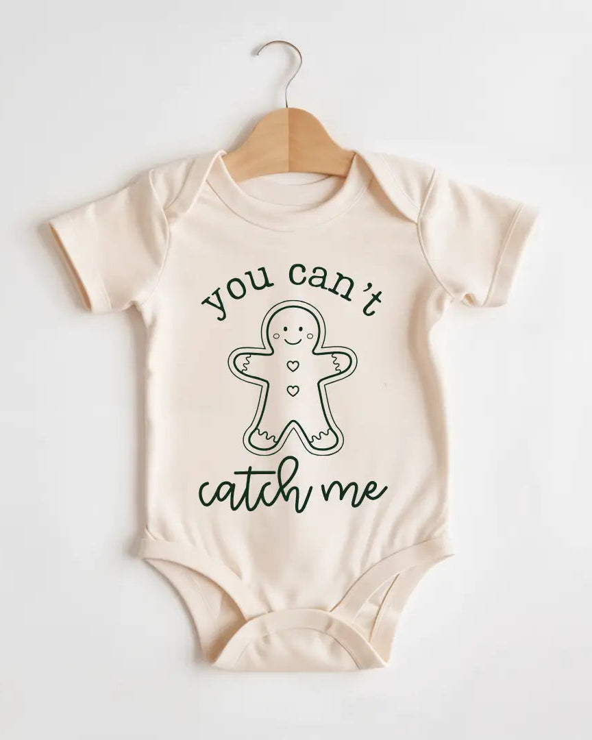 Cotton Bodysuit or Tee | You Can't Catch Me - PREORDER