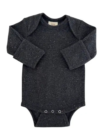 Long Sleeve Bodysuit | Charcoal - PREORDER