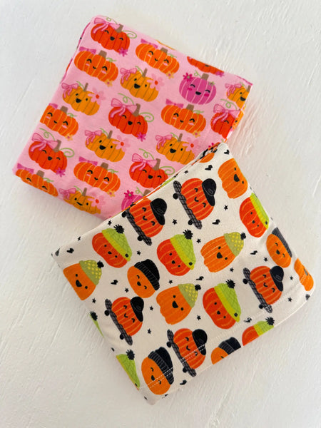 Stretch Swaddle Blanket | Pumpkin Girlies - PREORDER