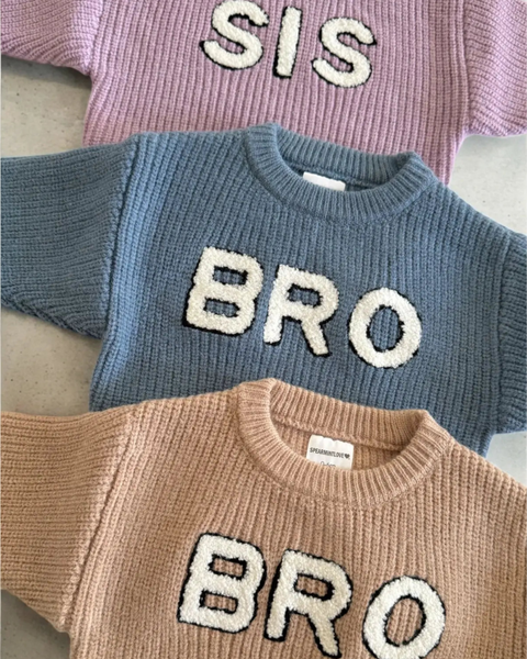 Bro Knit Sweater | Slate - PREORDER