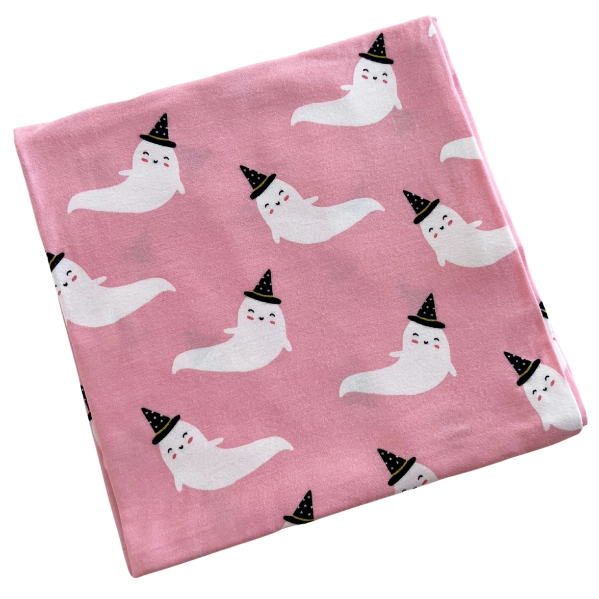 Stretch Swaddle Blanket | Pink Ghost - PREORDER