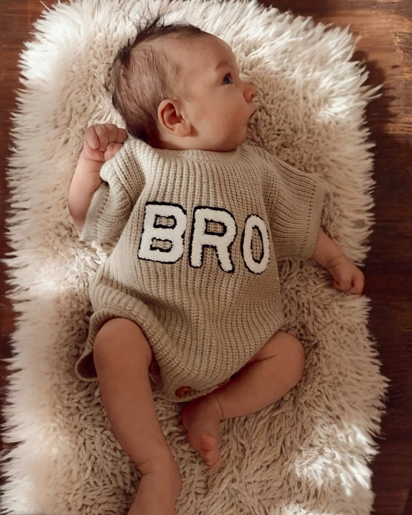 Bro Sweater Romper | Cocoa - PREORDER