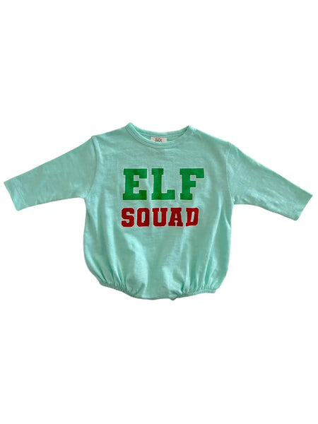 Long Sleeve Bubble Romper | Elf Squad - PREORDER