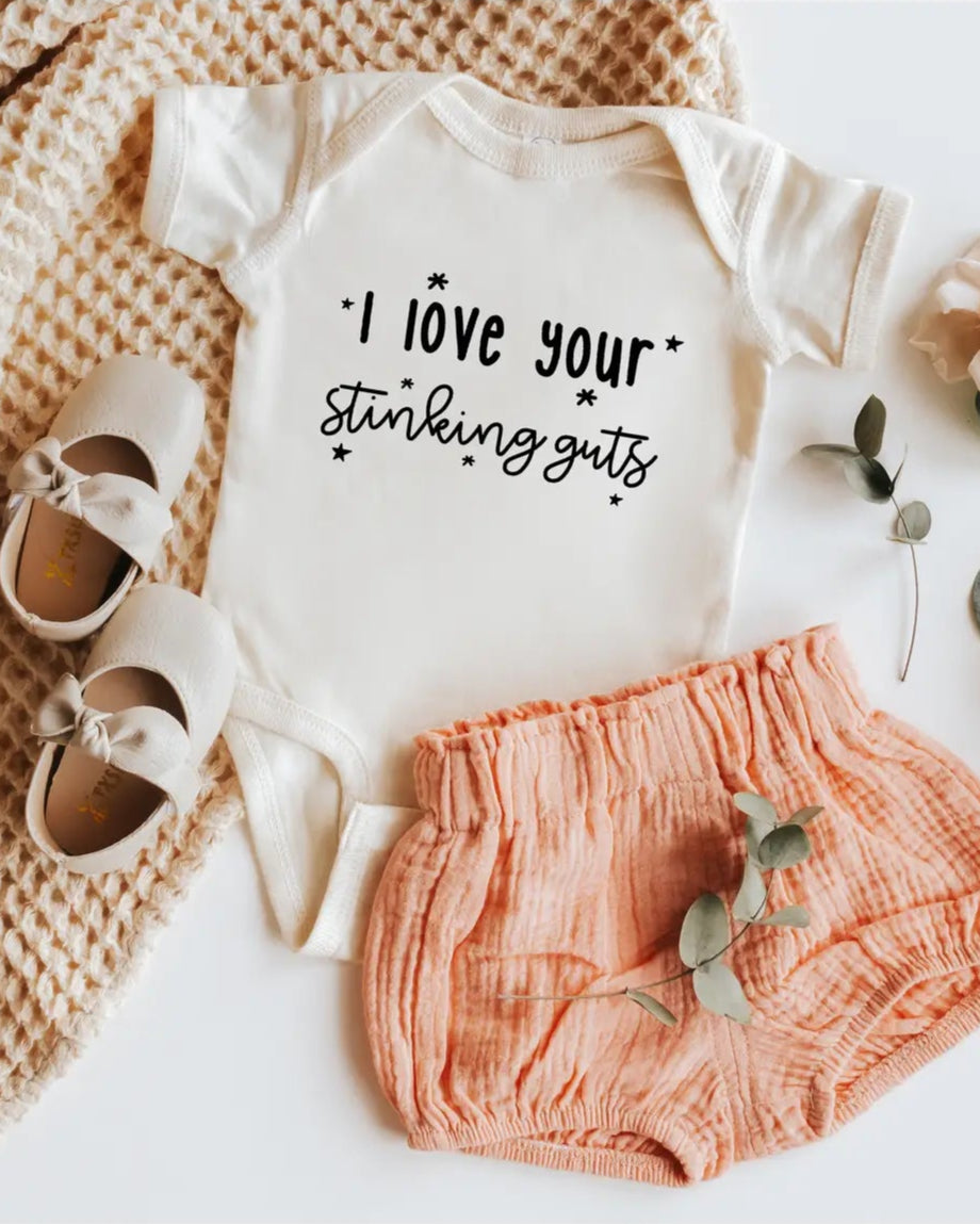 Cotton Bodysuit or Tee | I Love Your Stinking Guts - PREORDER