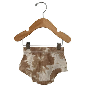Waffle Shorts | Almond Tie Dye - PREORDER