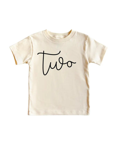Cotton Bodysuit or Tee | Birthday TWO - PREORDER