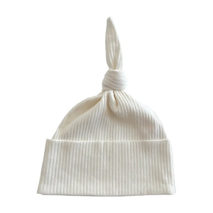 Ribbed Beanie Hat | Ivory - PREORDER