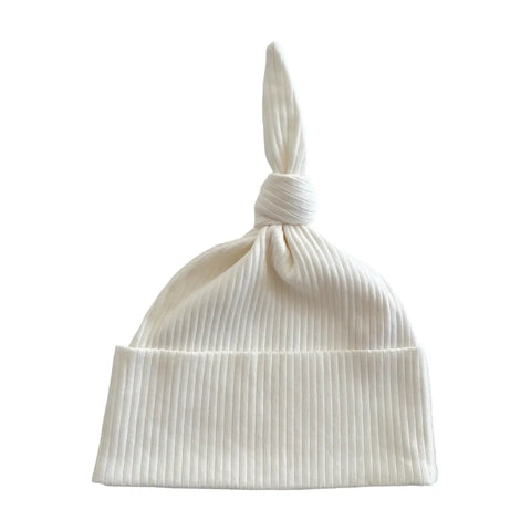 Ribbed Beanie Hat | Ivory - PREORDER