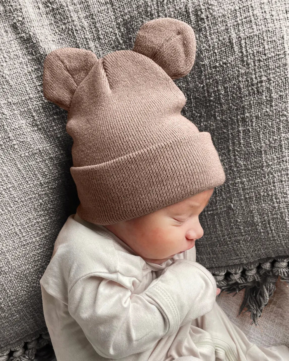 Baby's First Hat | Tan Bear - PREORDER