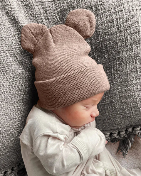 Baby's First Hat | Tan Bear - PREORDER