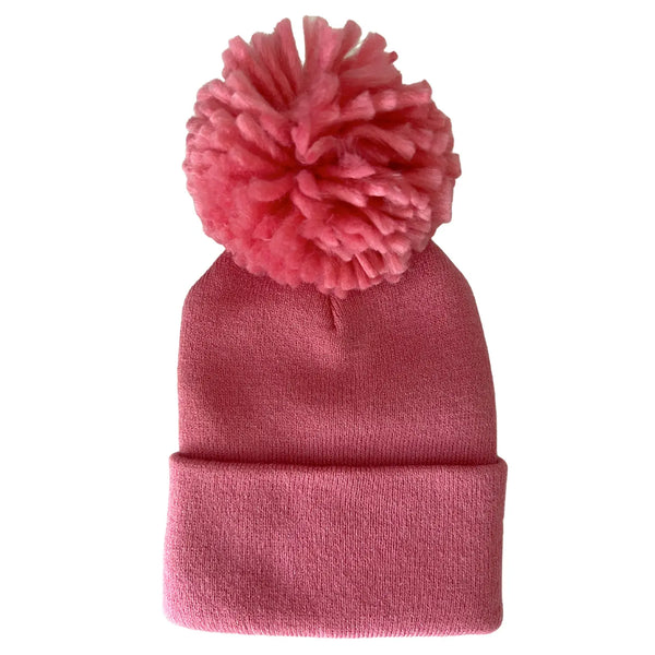 Baby's First Hat | Pink Punch Pom - PREORDER