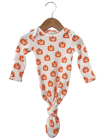 Waffle Gown | White Jack-O-Lantern - PREORDER