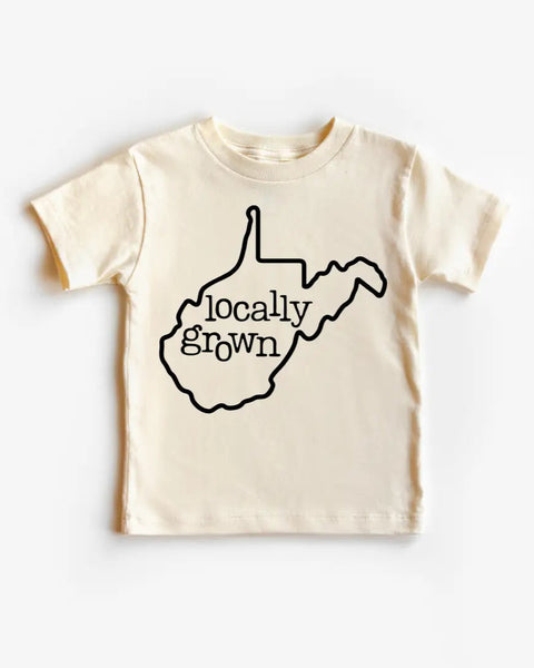 Locally Grown Cotton Bodysuit or Tee | West Virginia - PREORDER
