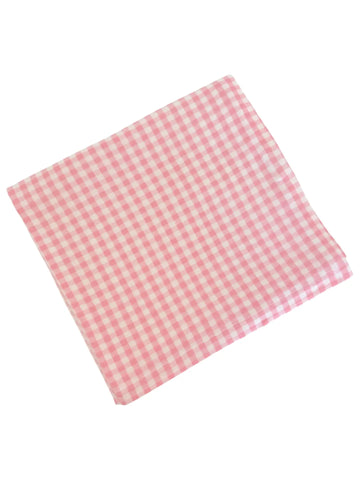 Stretch Swaddle Blanket | Pink Gingham - PREORDER