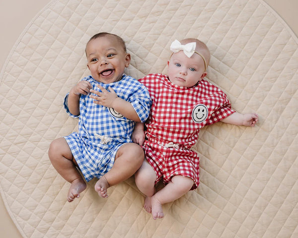 Top & Shorts Set | Red Gingham - PREORDER