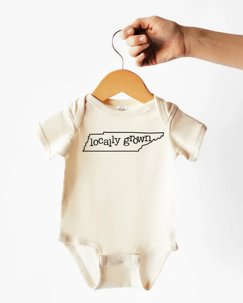 Locally Grown Cotton Bodysuit or Tee | Tennessee - PREORDER