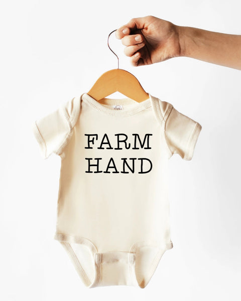 Cotton Bodysuit or Tee | Farm Hand - PREORDER