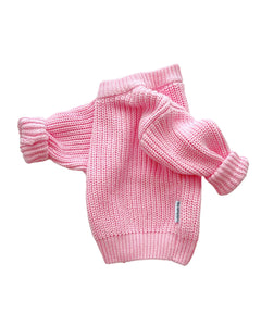 Chunky Knit Sweater |  Pink - PREORDER