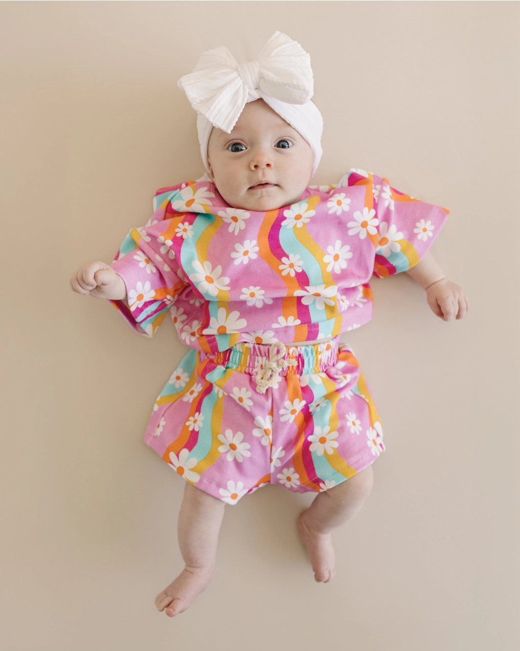 Top & Shorts Set | Groovy Daisy - PREORDER