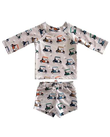 Mar Rashguard Set | White Golf Cart - PREORDER