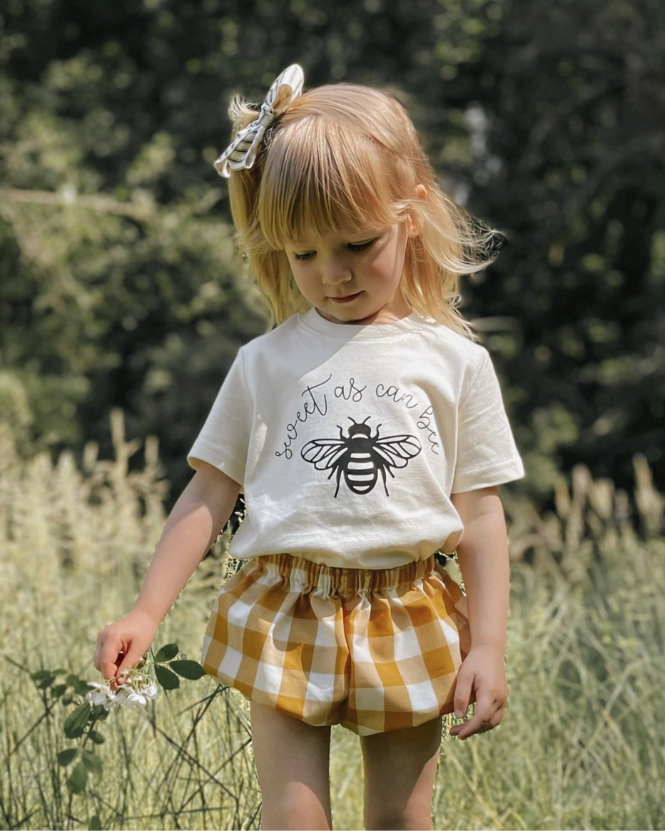 Cotton Bodysuit or Tee | Sweet As Can Bee - PREORDER