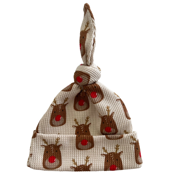 Waffle Knot Beanie | Reindeer - PREORDER