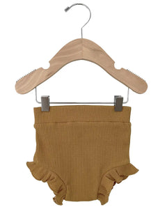 Waffle Ruffle Bloomer | Honey - PREORDER