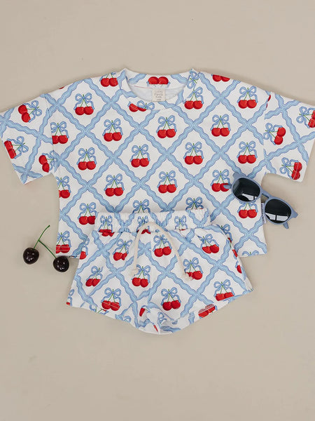 Top & Shorts Set | Sweet Cherry - PREORDER