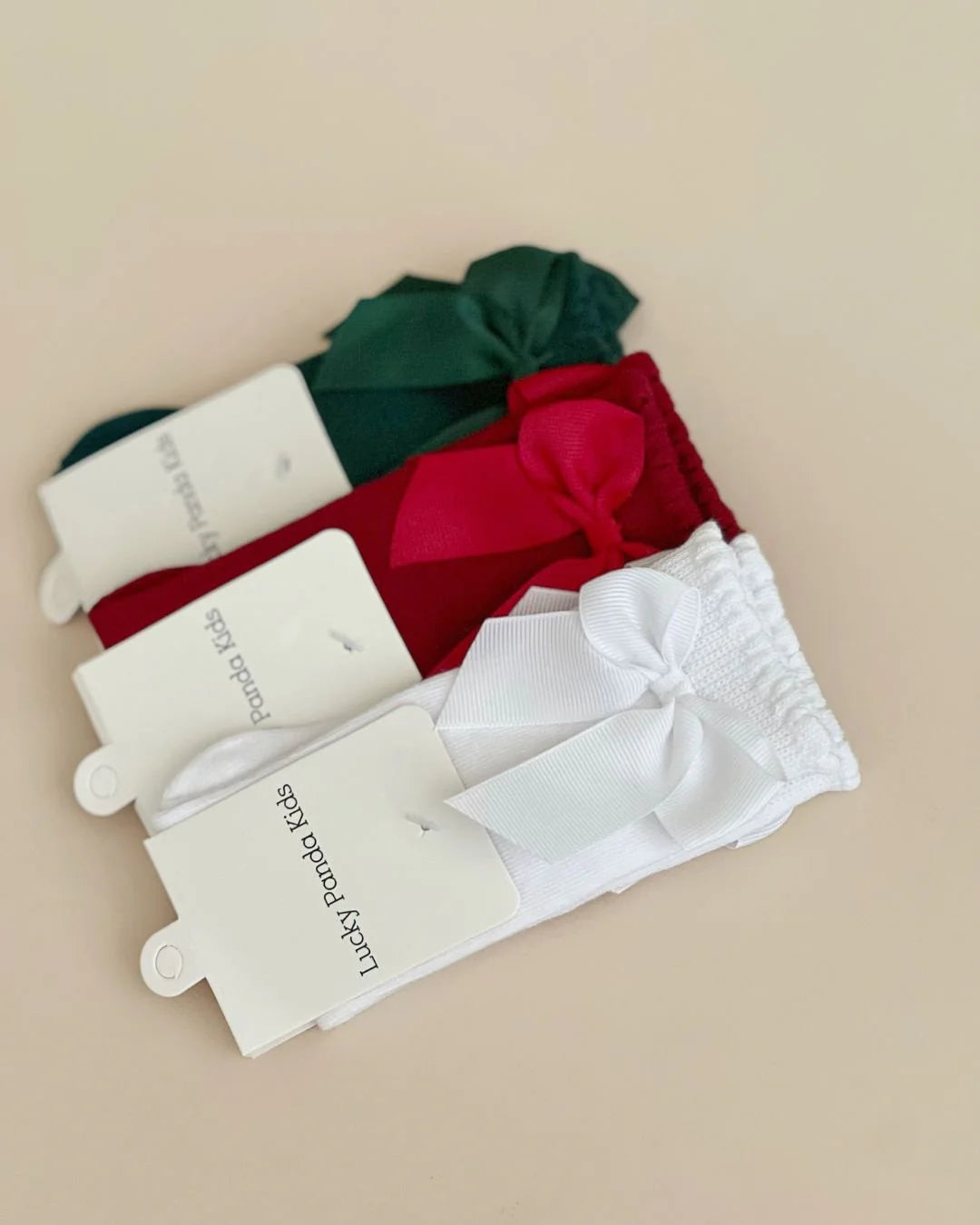 Bow Socks | 4 Colors - PREORDER