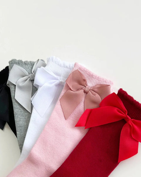 Bow Socks | 4 Colors - PREORDER