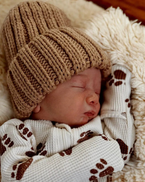 Baby's First Hat | Chunky Knit Tawny - PREORDER