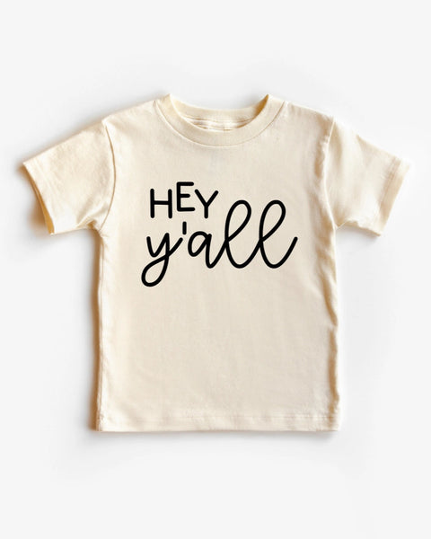 Cotton Bodysuit or Tee | Hey Y'all - PREORDER