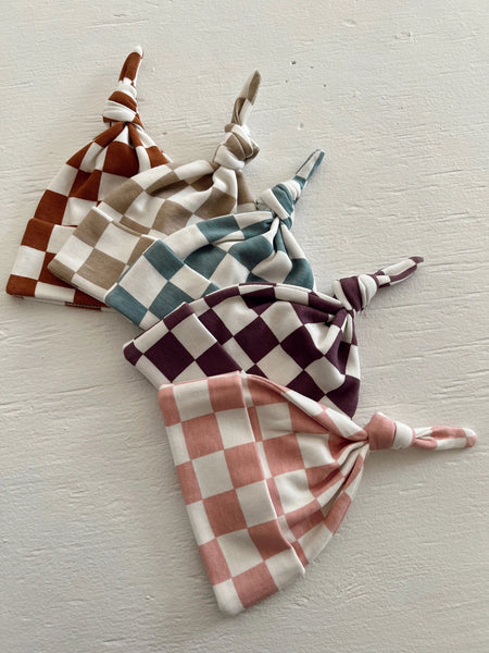 Beanie Hat | Strawberry Shortcake Checkerboard - PREORDER