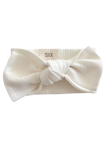 Ribbed Bow | Ivory - PREORDER