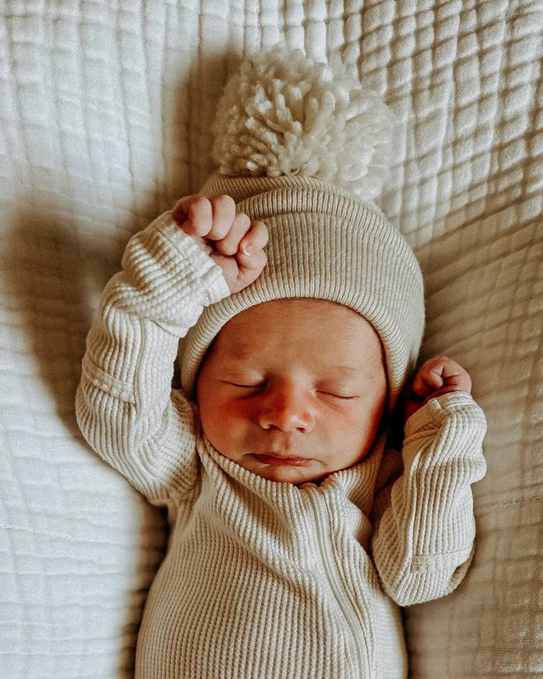 Baby's First Hat | Sand Pom - PREORDER