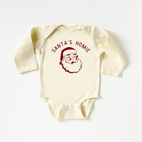 Cotton Bodysuit or Tee | Santas Homie - PREORDER