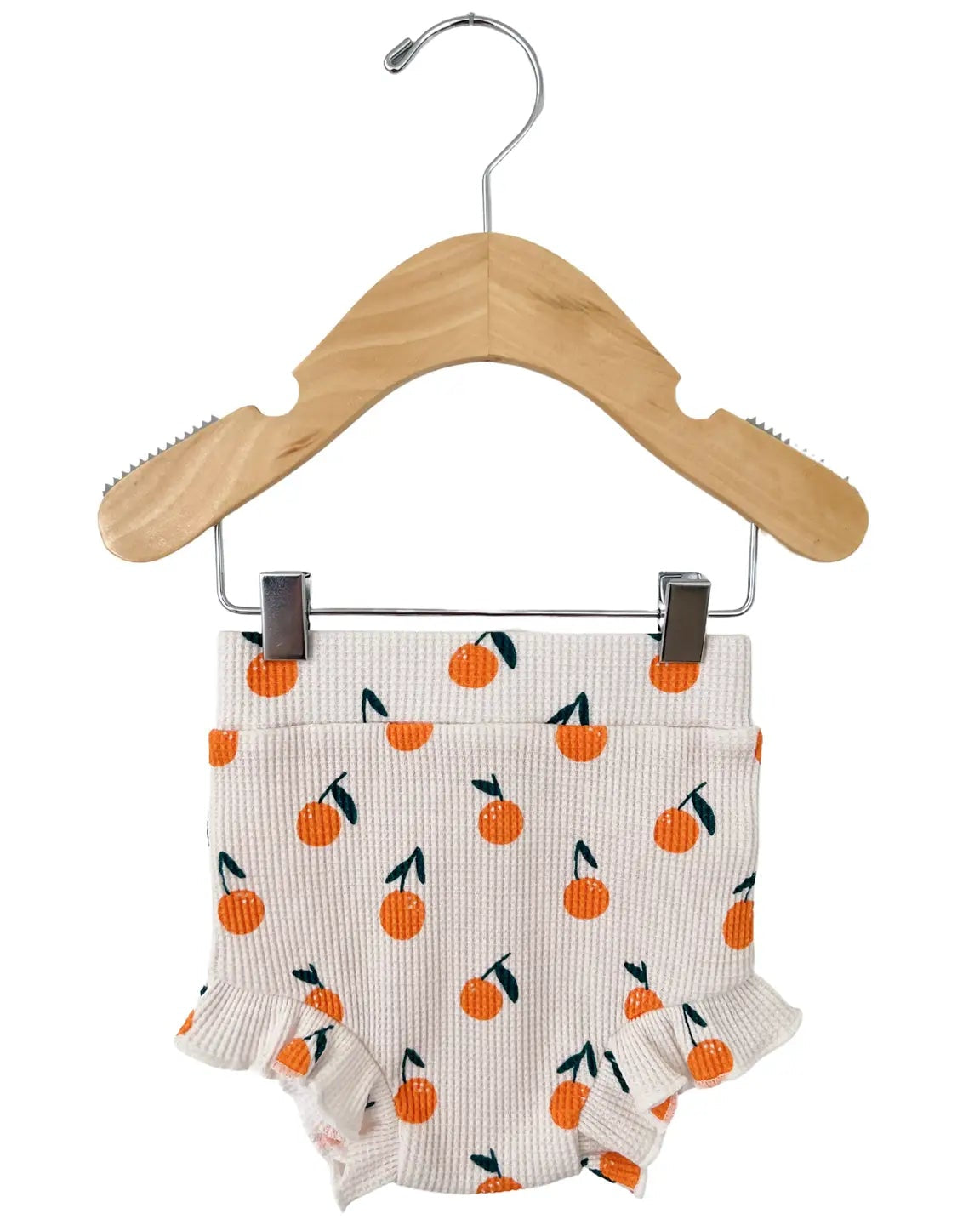 Waffle Ruffle Bloomer | Oranges - PREORDER