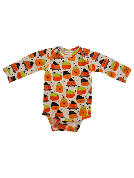 Long Sleeve Bodysuit | Pumpkin Buds - PREORDER
