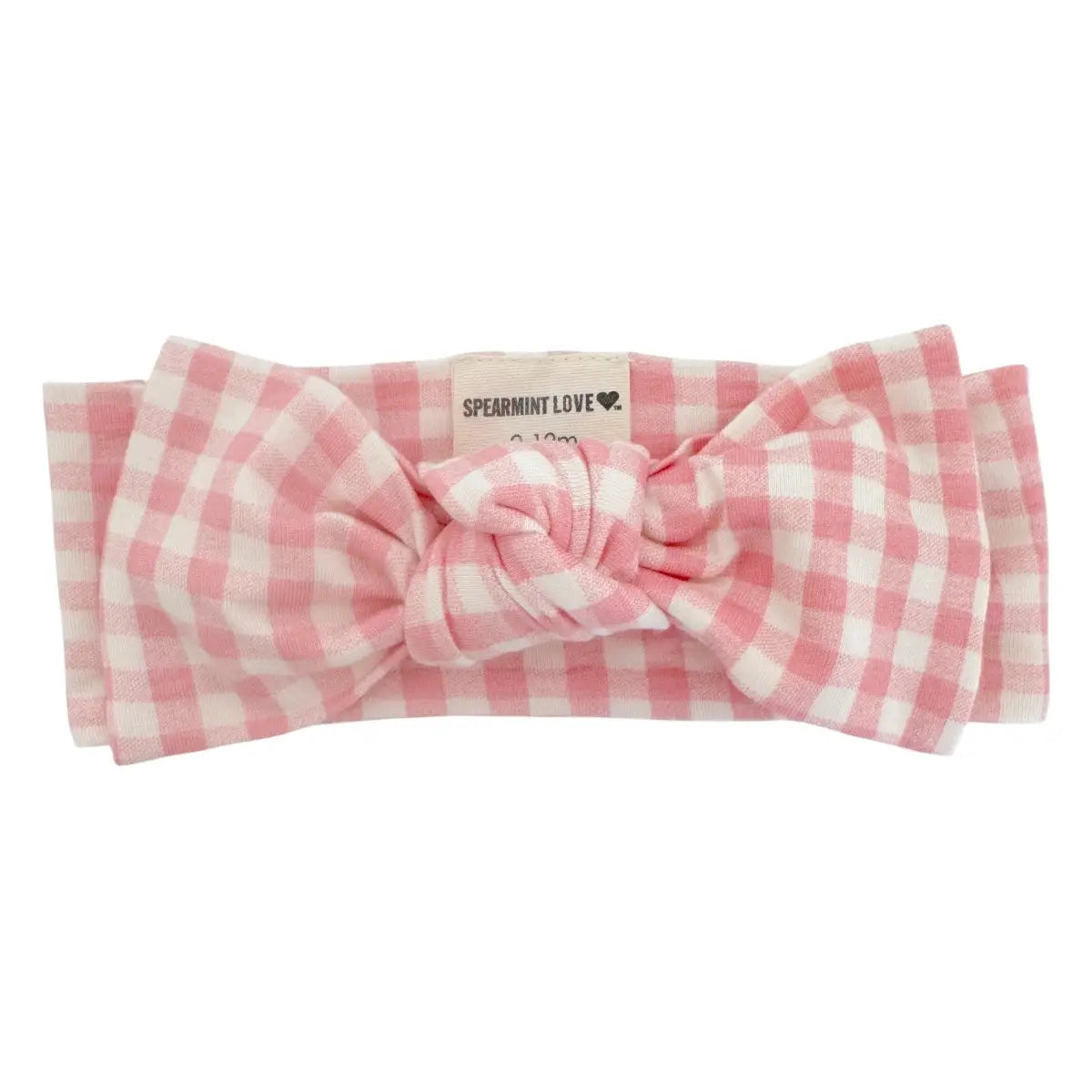 Knot Bow | Pink Gingham - PREORDER